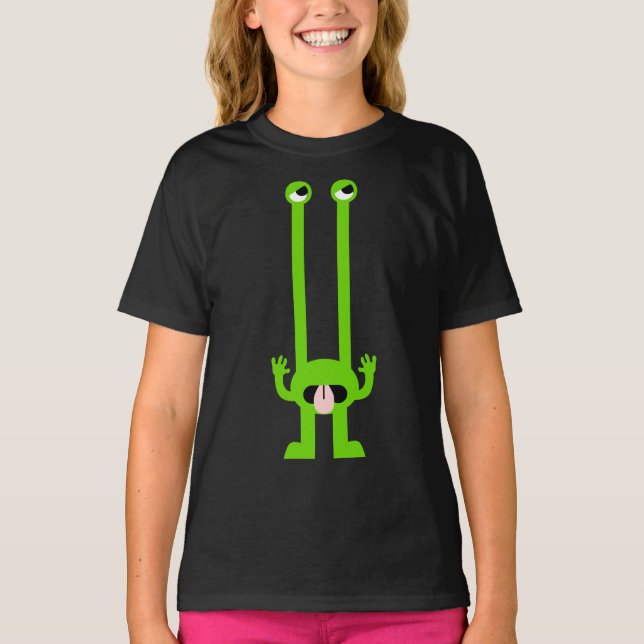 Alberne Alien Emoji Shirt (Vorderseite)
