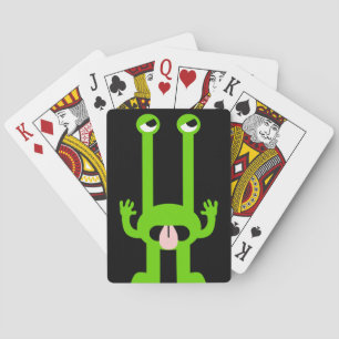 Alberne Alien Spielkarten