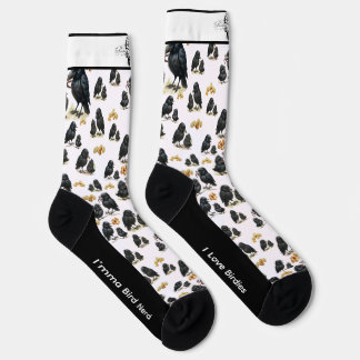 Alberne American Crow Bird Socken