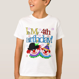 Alberne Clowns 4. Geburtstag - Hemden und Geschenk T-Shirt