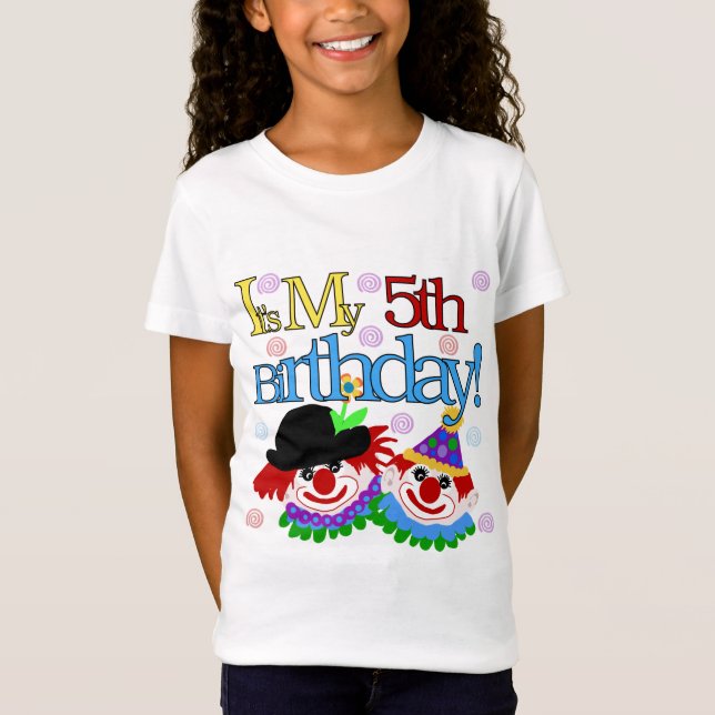 Alberne Clowns 5th Birthday Tshirts und Geschenke (Vorderseite)
