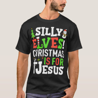 Alberne Elfen Weihnachten ist für Jesus Matching F T-Shirt