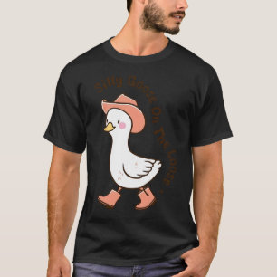 Alberne Gans auf der Loose Funny Cowboy Bauer Farm T-Shirt