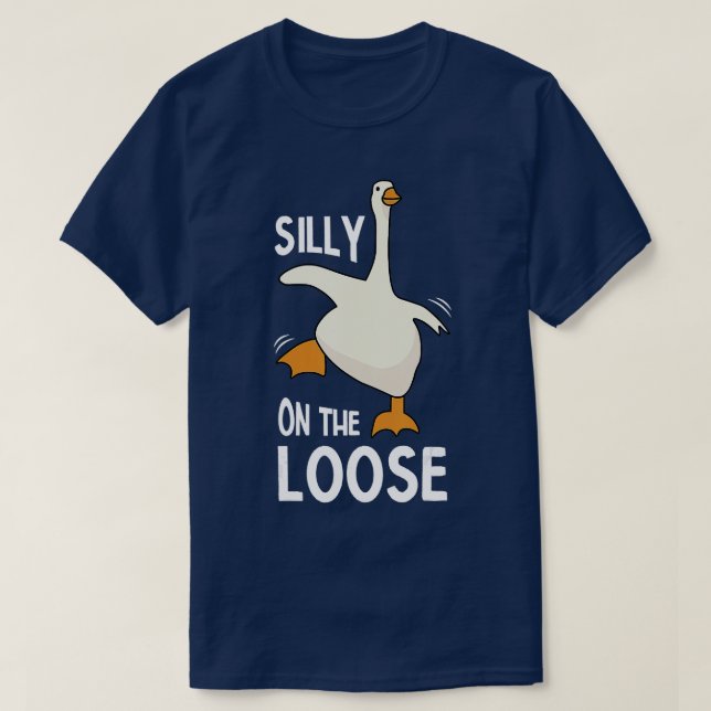 Alberne Gans auf der Lose 1 T-Shirt (Design vorne)