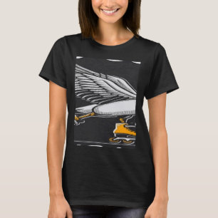 Alberne Gans auf der Lose, lustige Tiermäuse, Crin T-Shirt