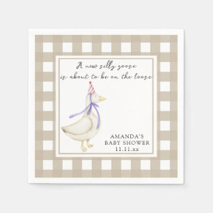 Alberne Gans-Baby-Party Serviette