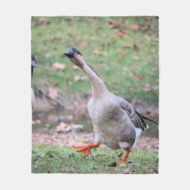 Alberne Gans Fleecedecke (Vorderseite)