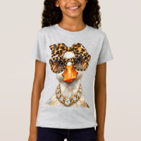 Alberne Gans Glam Leopard Vornehm Lustiges Tier