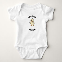 Alberne Gans in Training Neuer Baby Bodysuit Baby Strampler
