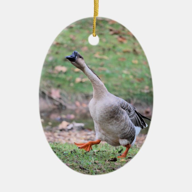 Alberne Gans Keramik Ornament (Vorne)