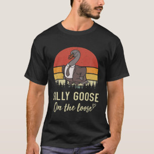 Alberne Gänse auf dem Lose Boss Pun Farm Animal Jo T-Shirt