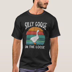 Alberne Gänse auf dem unberührten Tierpuppen T-Shirt