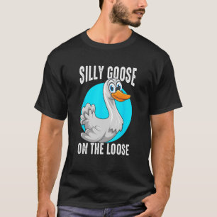 Alberne Gänse auf dem unberührten Tierpuppen T-Shirt