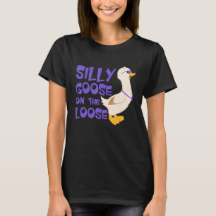 Alberne Gänse auf der Loose Funny Goose Lover T-Shirt