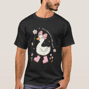 Alberne Gänse auf der Lose Niedliche Gänse Coquett T-Shirt