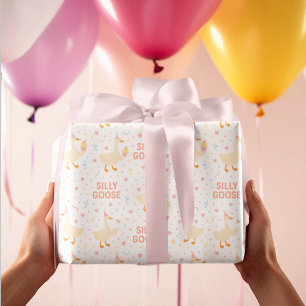 Alberne Gänse   Colorful Confetti Fun Geschenkpapier