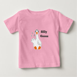 Alberne Gänse, Gänse, Gänsehaut Baby T-shirt