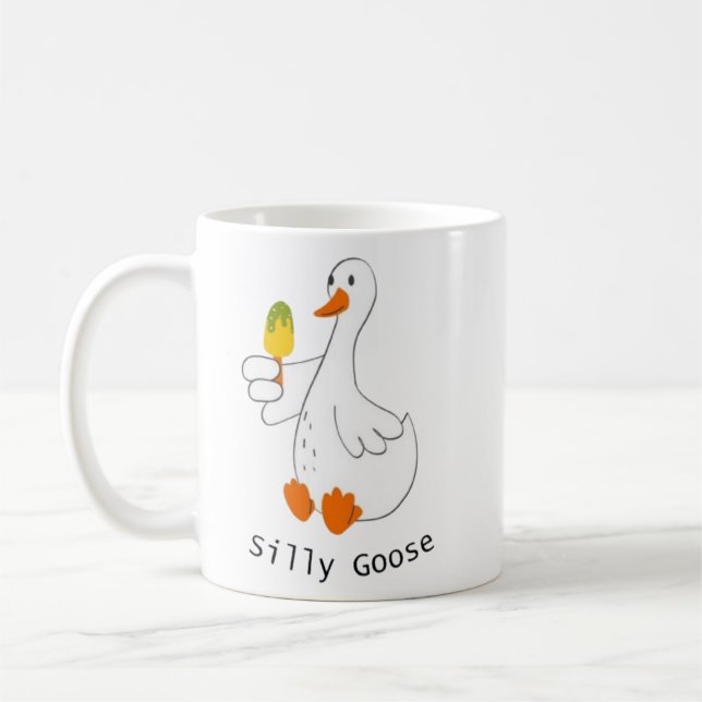 Alberne Gänse, Gänse, Gänsehaut Kaffeetasse (Links)