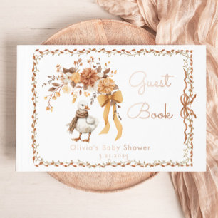 Alberne Gänse Rustic Fall Baby Dusche Gästebuch