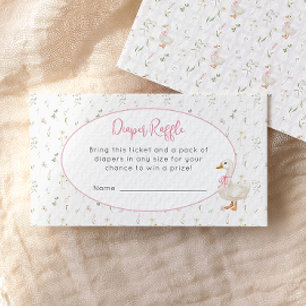 Alberne Gänse-Wildblume Begleitkarte