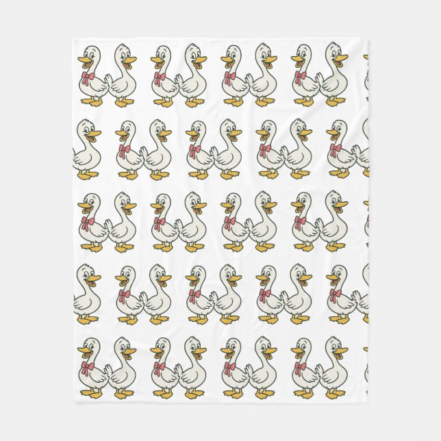 Alberne Gänsedecke Fleecedecke (Vorderseite)