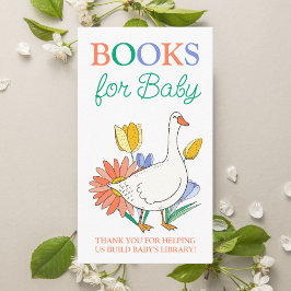 Alberne Gänseduschenbücher für Baby Begleitkarte