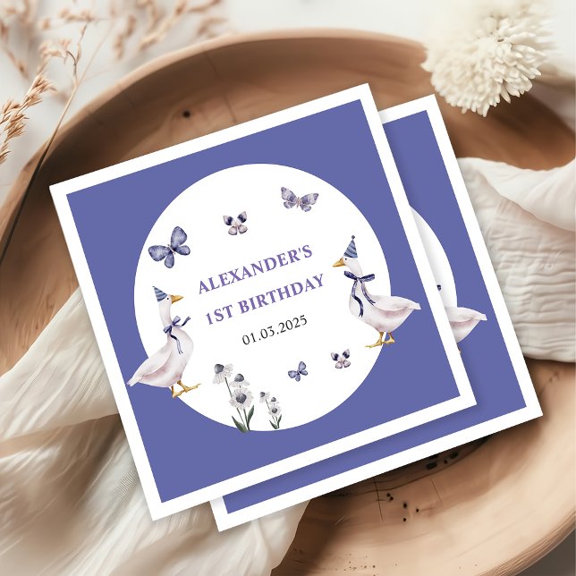 Alberne GänseGeburtstagspartei Serviette (Von Creator hochgeladen)