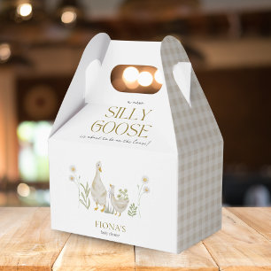 Alberne Gänsewasserfarbe Neutrale Babydusche Geschenkschachtel