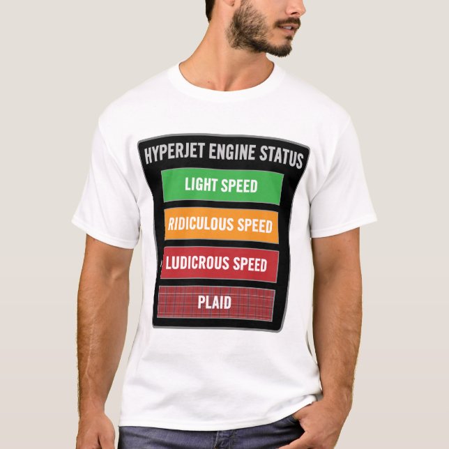 alberne Geschwindigkeit des hyperjet Motor-Status T-Shirt (Vorderseite)