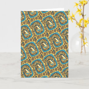 ALBERNE GIRAFFE LANGE SCHNITTSTELLE UND SPOTS FUNN KARTE