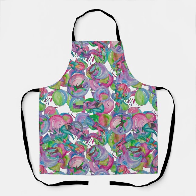 Alberne Gnome mit Blasen Schürze (Vorderseite)