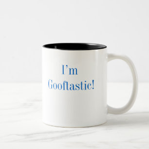 Alberne Gooftastische Spaßige Beschreibende Redewe Zweifarbige Tasse