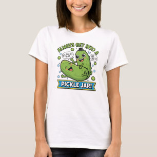 Alberne Gurken im Glas – Lustige Kinder T-Shirt