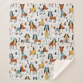 Alberne Hunde Sherpa Blanket Sherpadecke