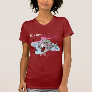Alberne Jungen Fischen ist für Mädchen Fischen TSh T-Shirt