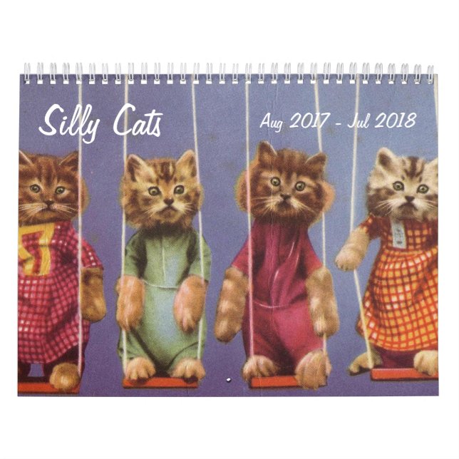 Alberne Katzen und Kätzchen - August 2017 bis Juli Kalender (Titelbild)