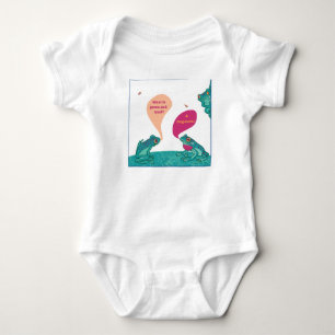 Alberne Laubfrösche - Blau und Grün Baby Strampler