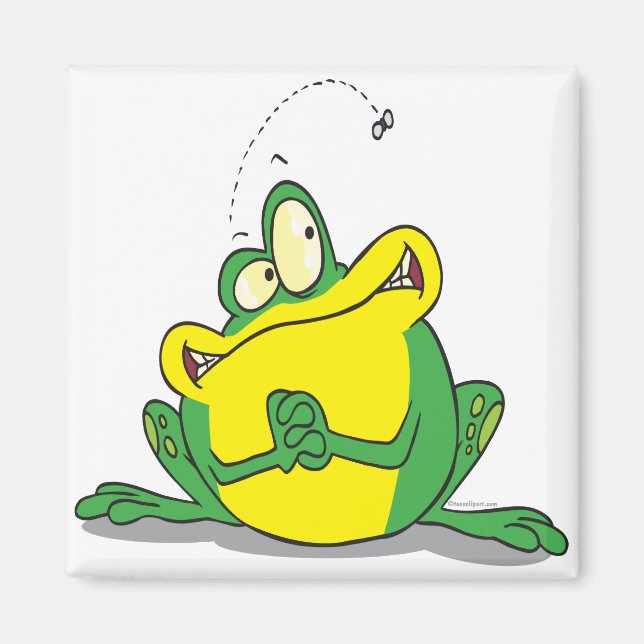 alberne niedliche Froggeduldigkeit für die Fliege Magnet (Vorne)