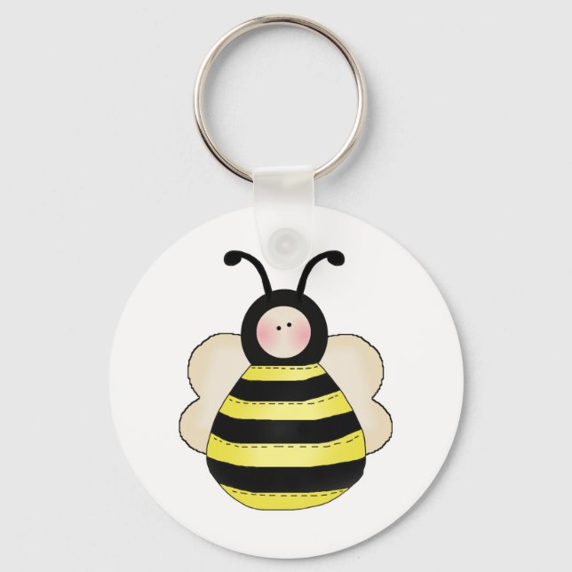 alberne niedliche Hummel Schlüsselanhänger (Vorderseite)