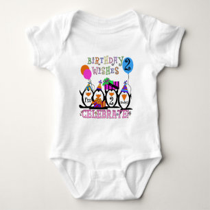Alberne Pinguine 2. Geburtstag T - Shirt und Gesch