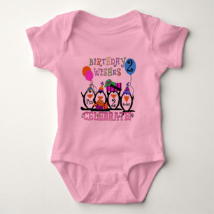 Alberne Pinguine 2. Geburtstag T - Shirt und Gesch