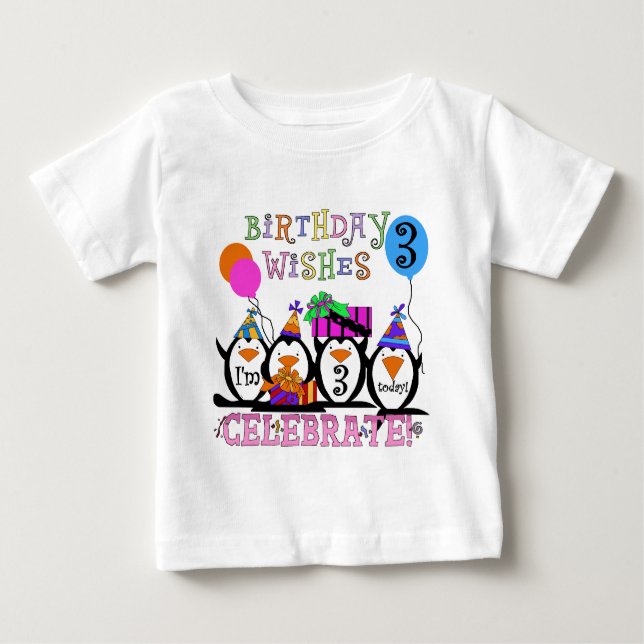 Alberne Pinguine 3rd Birthday Tshirts and Gifts (Vorderseite)
