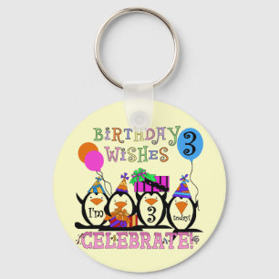 Alberne Pinguine 3rd Birthday Tshirts and Gifts Schlüsselanhänger