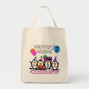 Alberne Pinguine 3rd Birthday Tshirts and Gifts Tragetasche