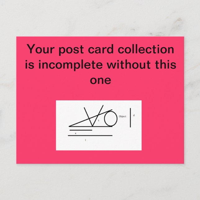 Alberne Postkarte der Keil-Franse (Vorderseite)