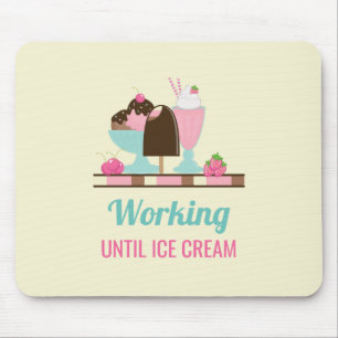 Alberne Puppe bis zur Eiscreme - Yummy-Leckereien Mousepad
