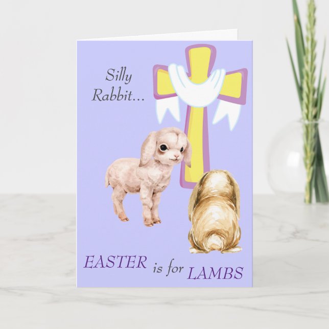 Alberne Rabbit Christlich Osterreise Card Feiertagskarte (Vorderseite)