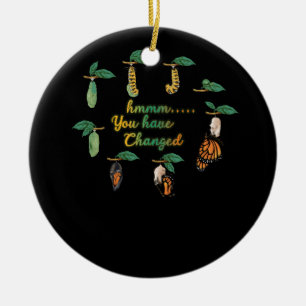 Alberne Raupe Monarchschmetterling Spaß Sie haben Keramik Ornament