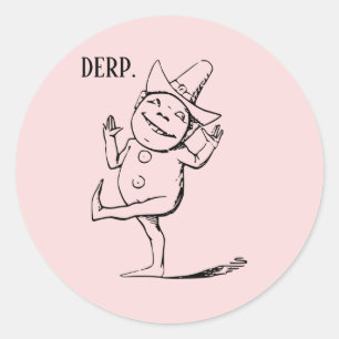 Alberne Rosa Derp Stickers