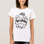 ALBERNE SANTA CHRISTMAS JESUS Ferienskripte Modern T-Shirt<br><div class="desc">Shirt</div>